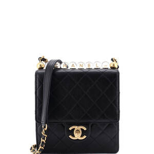 Chanel Chic Pearls Flap Bag Quilted #233955C32B